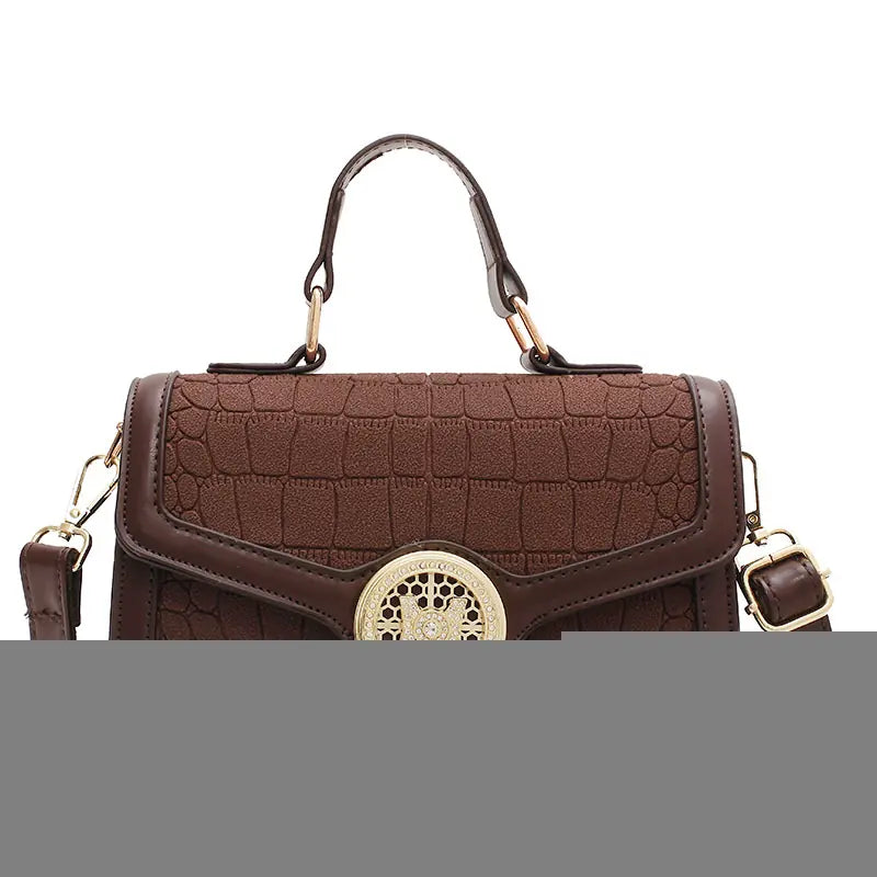Small Square Handbag for Women - Shoulder Messenger Bag